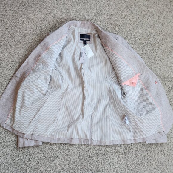 NWT J. Crew Linen Campbell Blazer - Picture 14 of 14